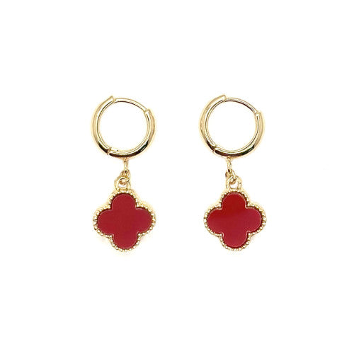 Van cleef store red earrings