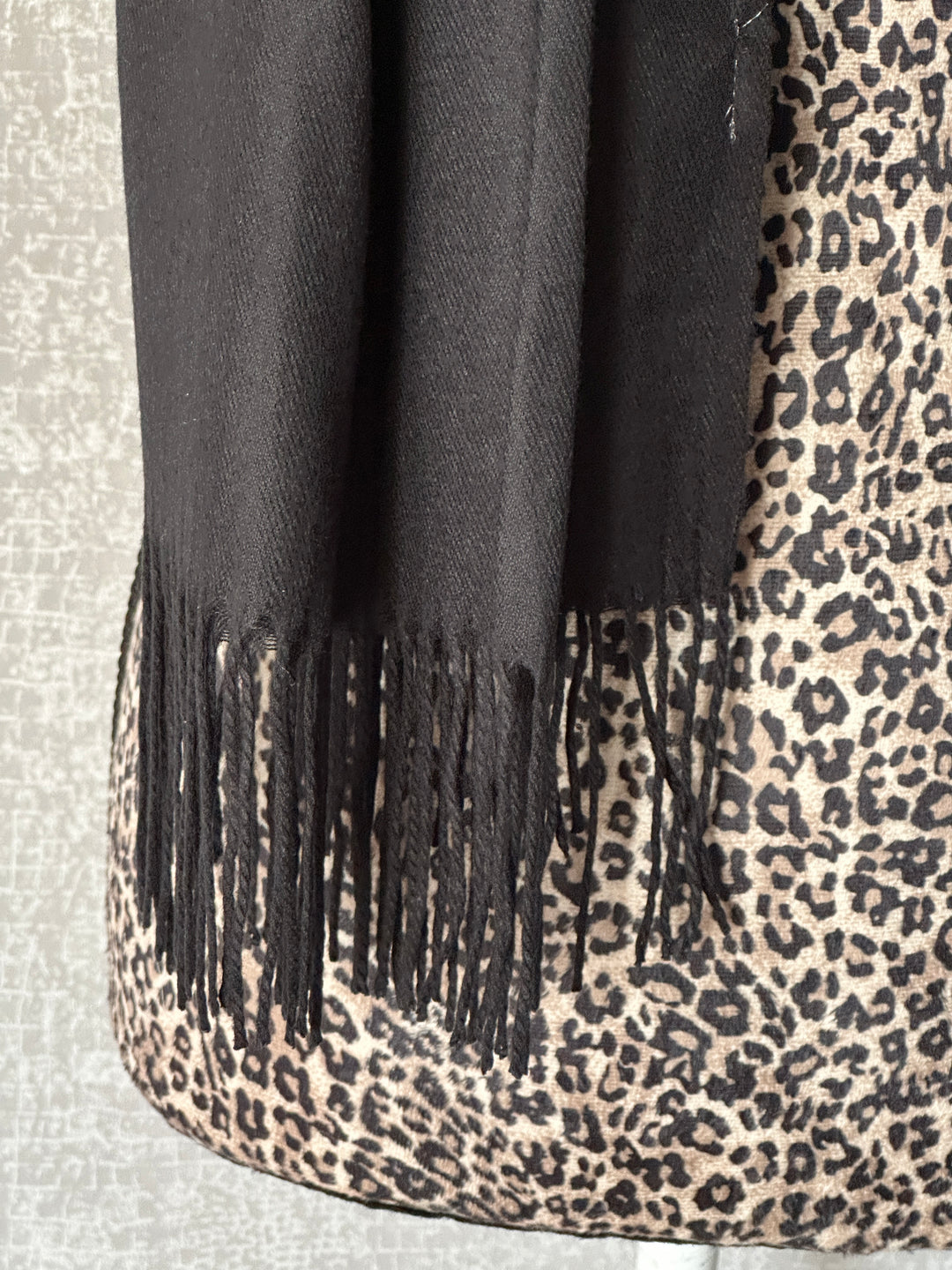 Luxury Pashmina Scarf - Black