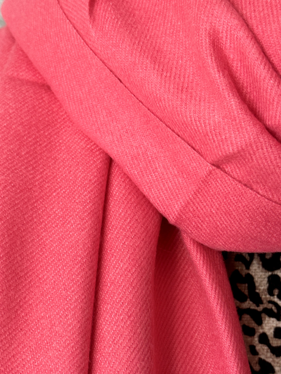 Luxury Pashmina Scarf - Coral