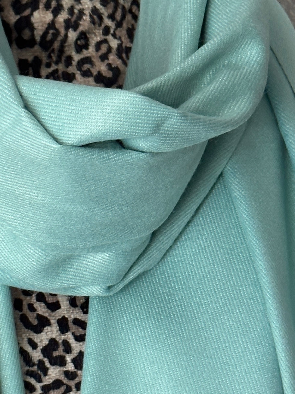 Luxury Pashmina Scarf - Ocean