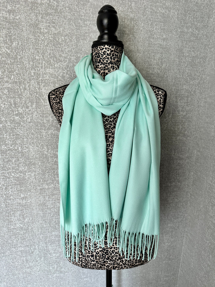 Luxury Pashmina Scarf - Mint