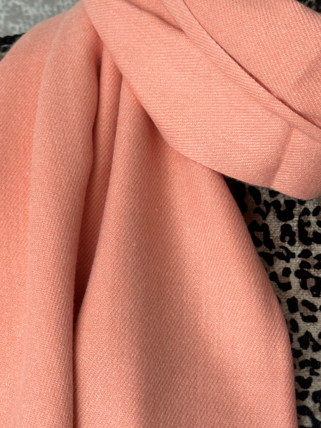 Luxury Pashmina Scarf - Peach