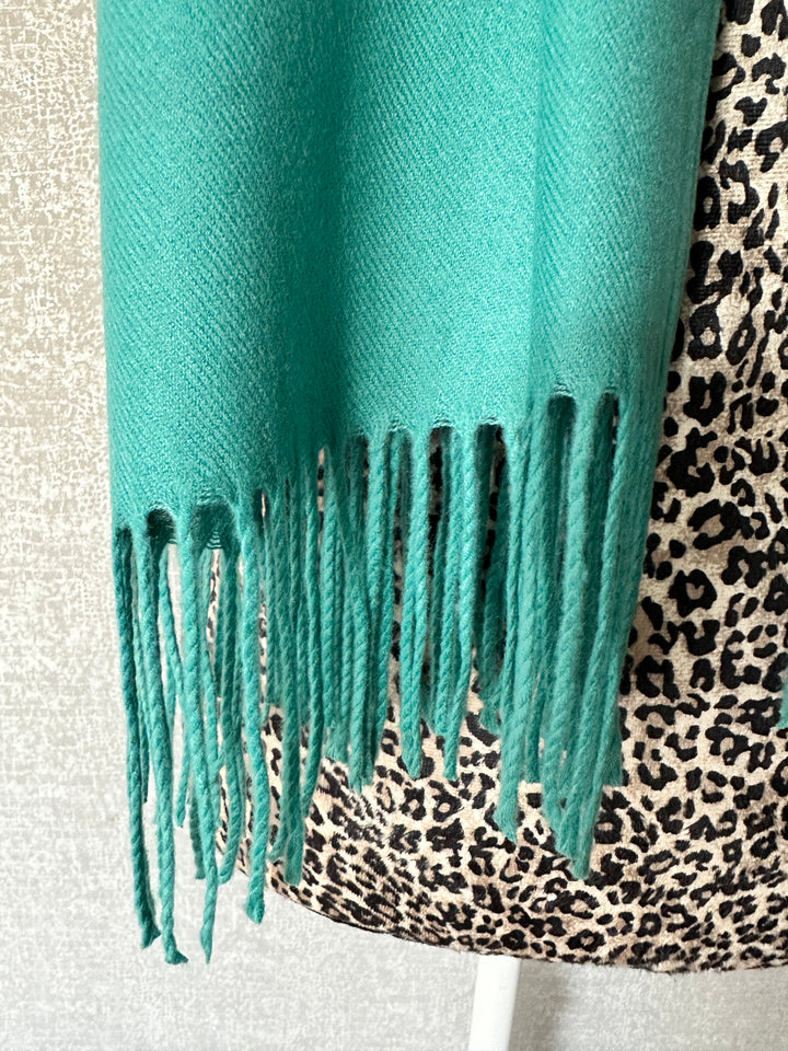 Luxury Pashmina Scarf - Teal