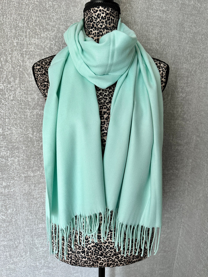 Luxury Pashmina Scarf - Mint