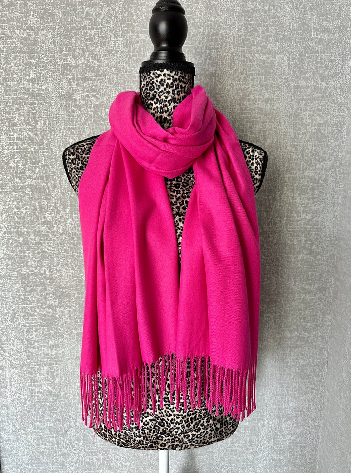 Luxury Pashmina Scarf - Magenta