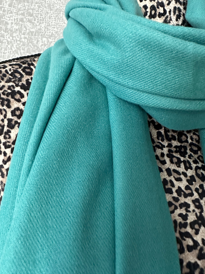 Luxury Pashmina Scarf - Teal