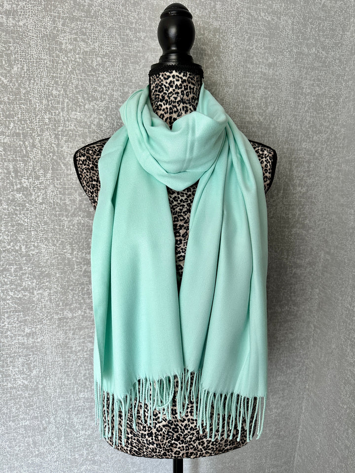 Luxury Pashmina Scarf - Mint