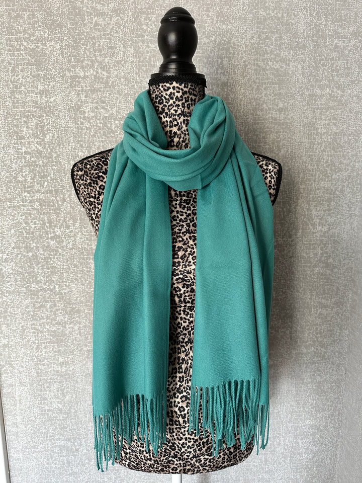 Luxury Pashmina Scarf - Teal