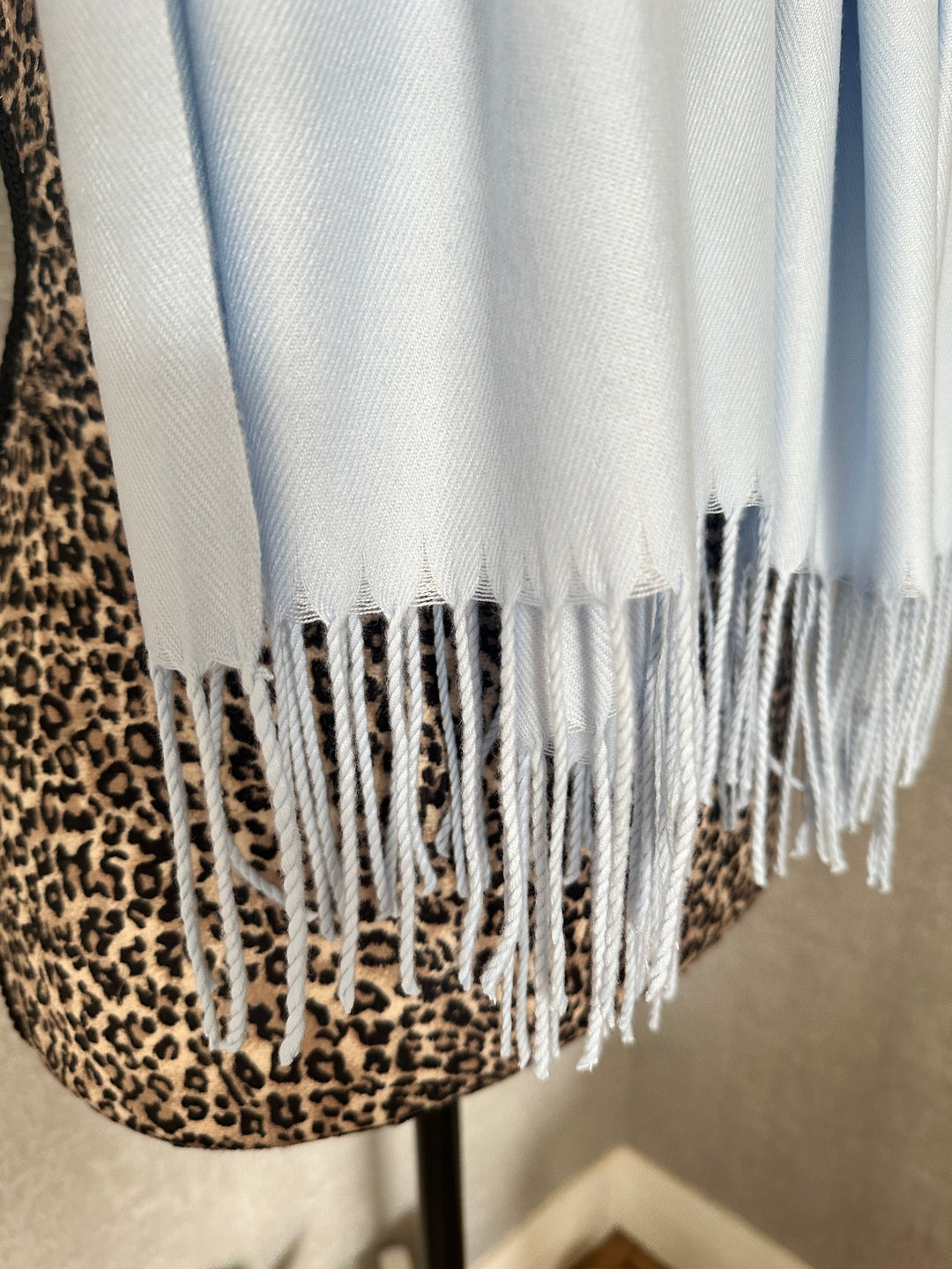 Luxury Pashmina Scarf - Powder Blue