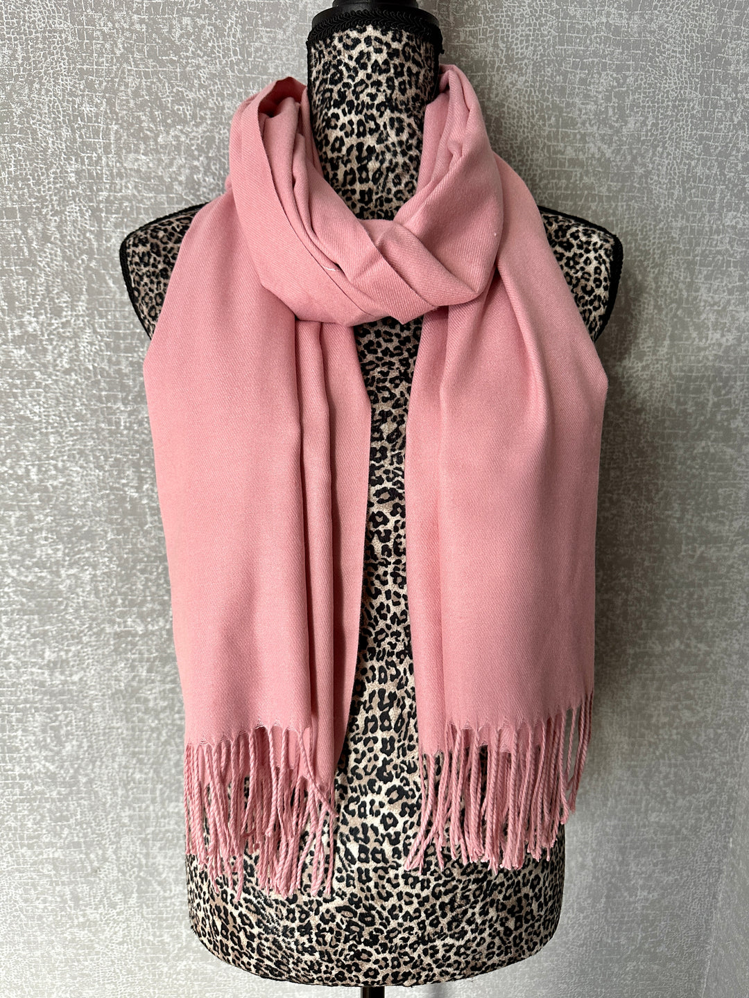 Luxury Pashmina Scarf - Rose Pink