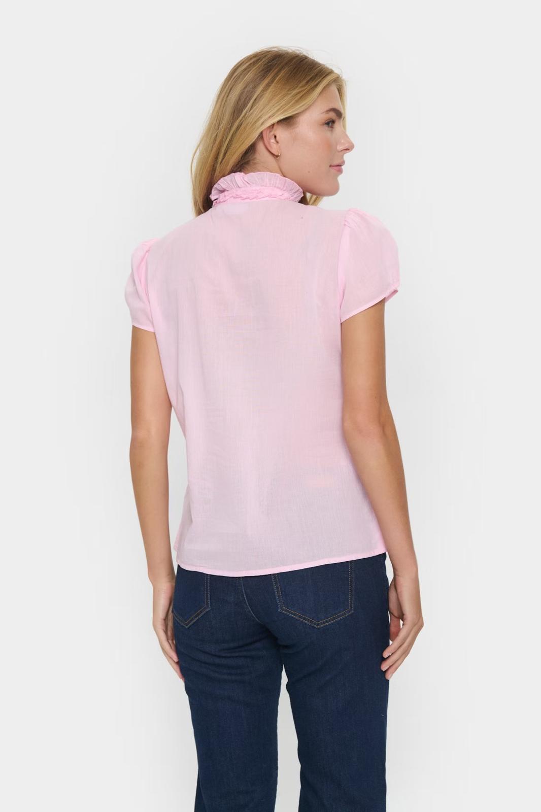 Saint Tropez TilliSZ Frill Blouse, Pink