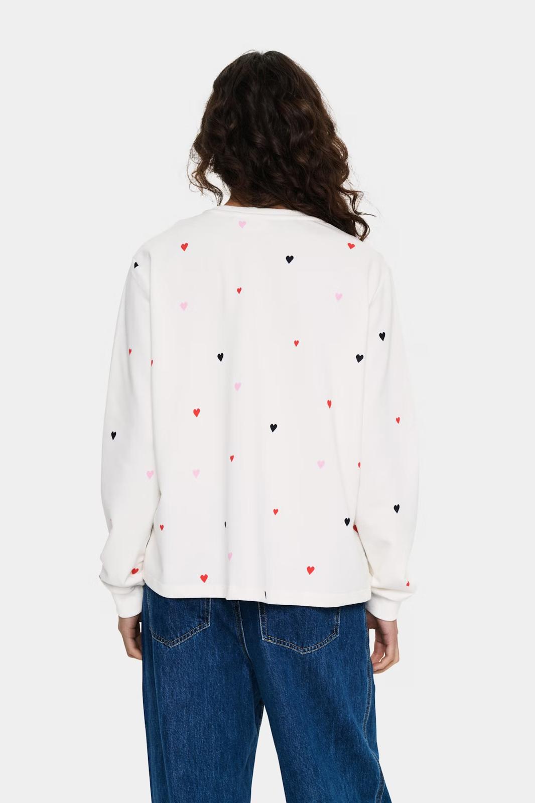 Saint Tropez Johanna SZ Sweatshirt, Hearts