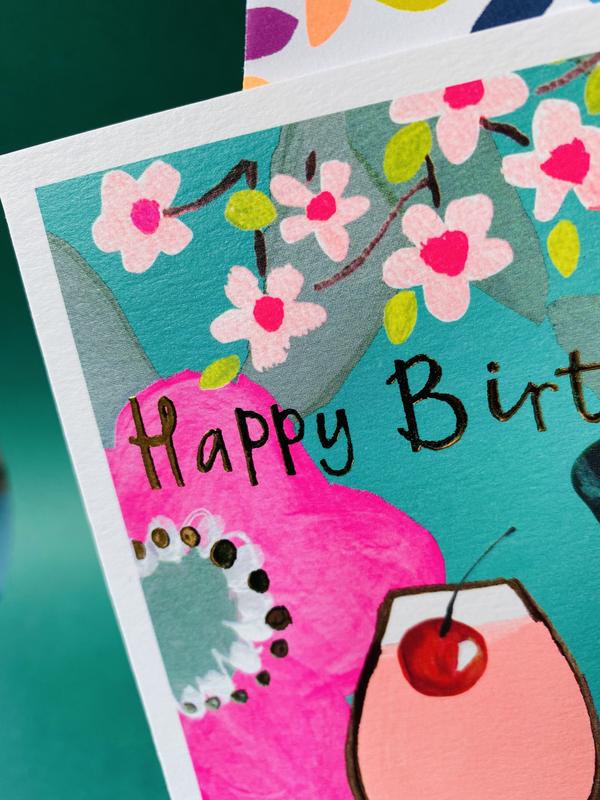 Happy Birthday Bottle Card