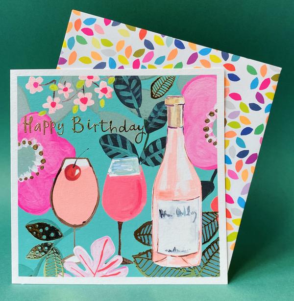 Happy Birthday Bottle Card