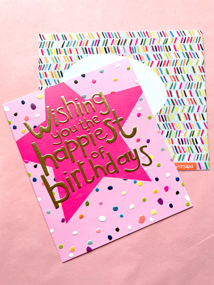 Happiest Of Birthdays Card